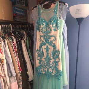JVN by Jovani mermaid prom dress, size 8